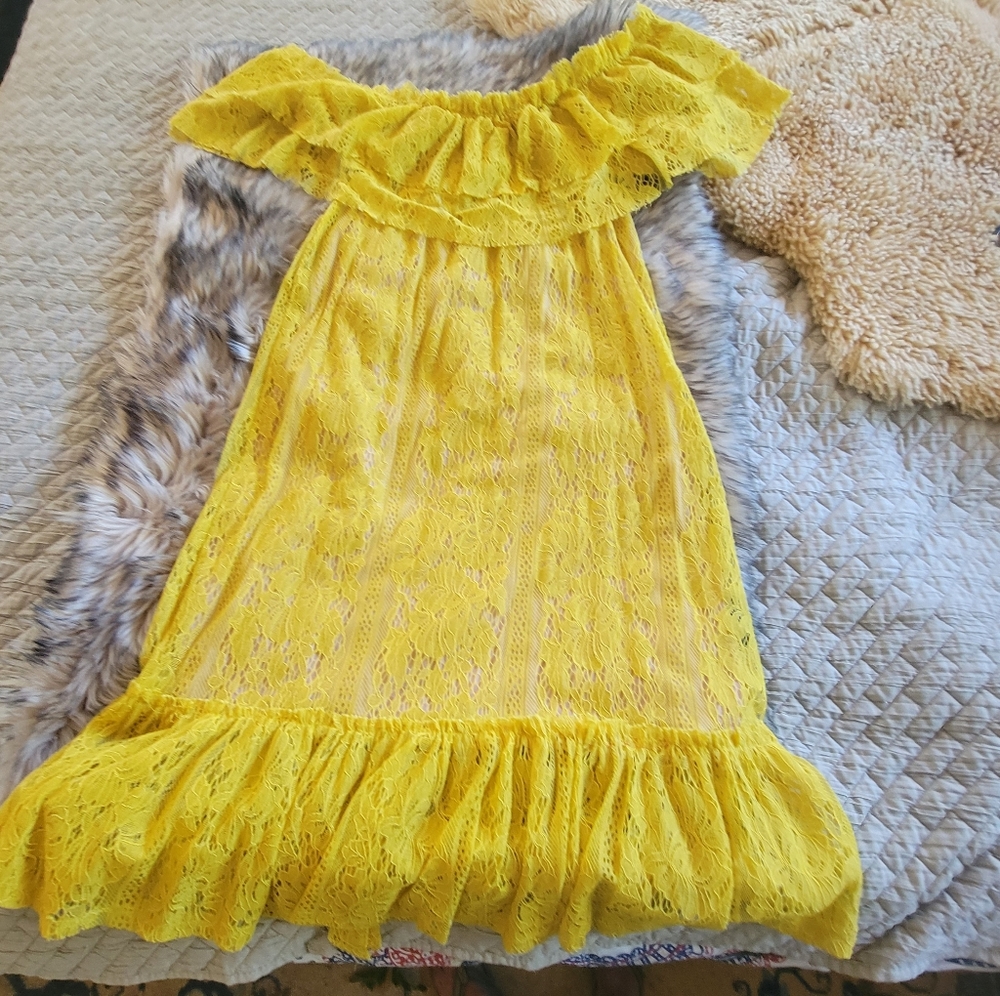 Dress, LG, yellow